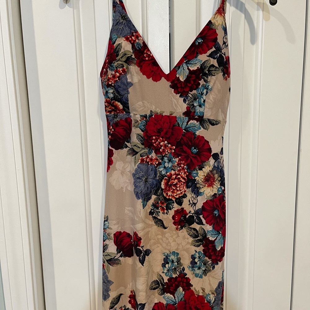 Floral  tight dress